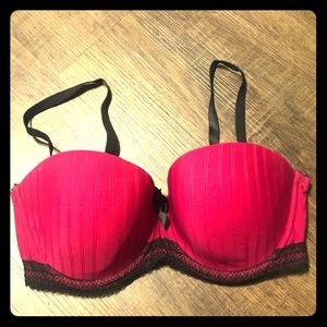 Like New! 34D Pink Bra Underwire Removable straps